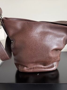 Coach Vintage Hobo Leather Bucket Bag
